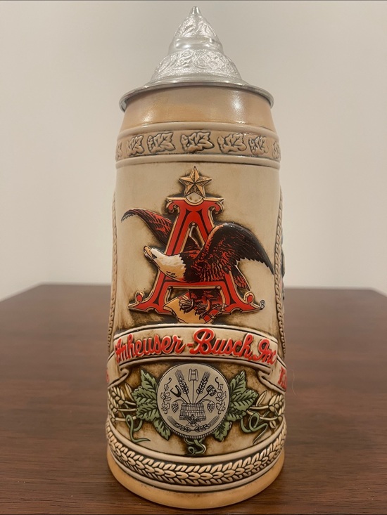 Anheuser-Busch Other - Vintage Anheuser-Busch 1987 Stein “J” Series